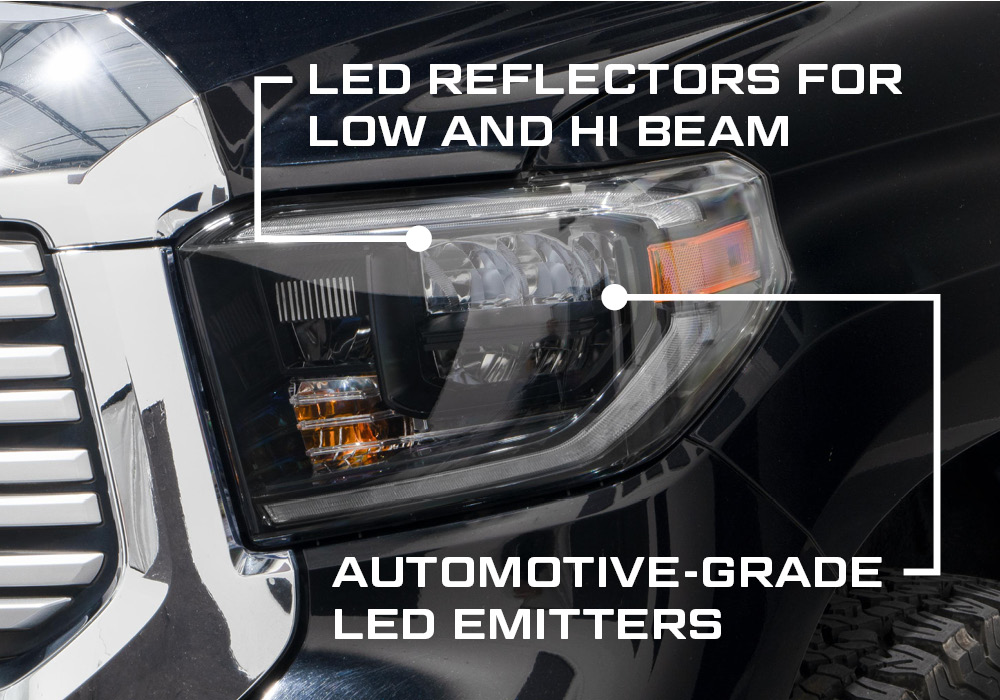 FORM Lighting 2014-2021 Tundra LED Reflector Headlights